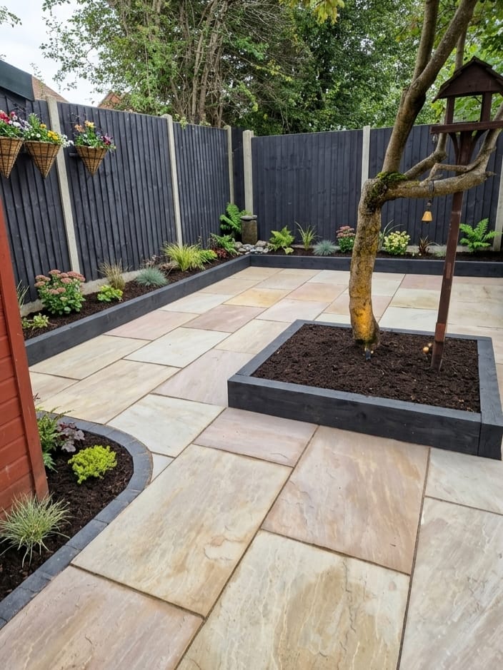 Modern composite decking with a clean, premium finish