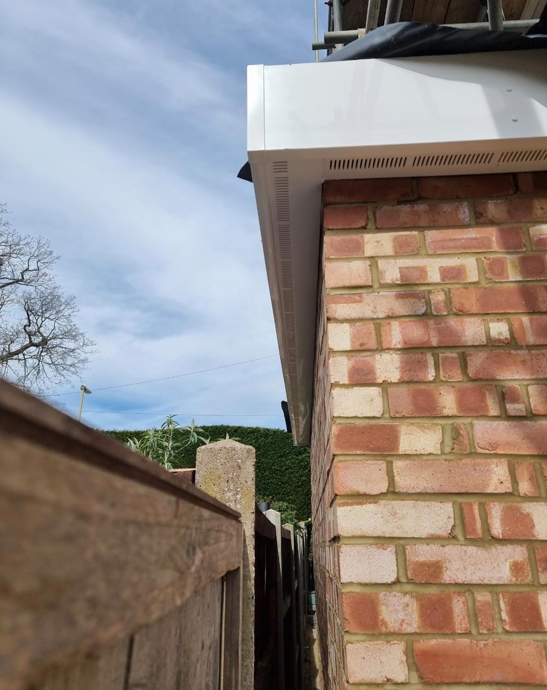 Completed guttering system